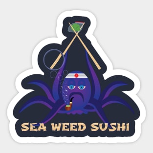 Sea Weed Sushi Sticker